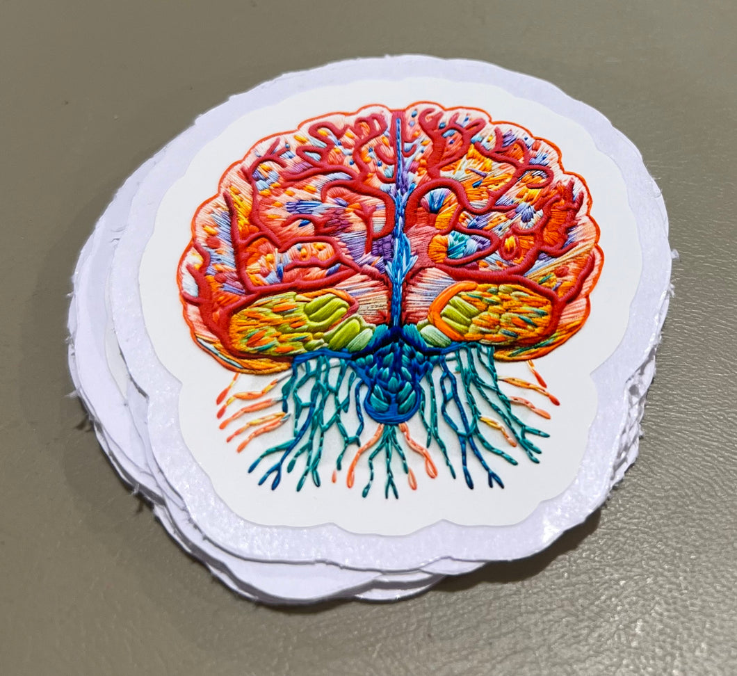 Brain (embroidered)