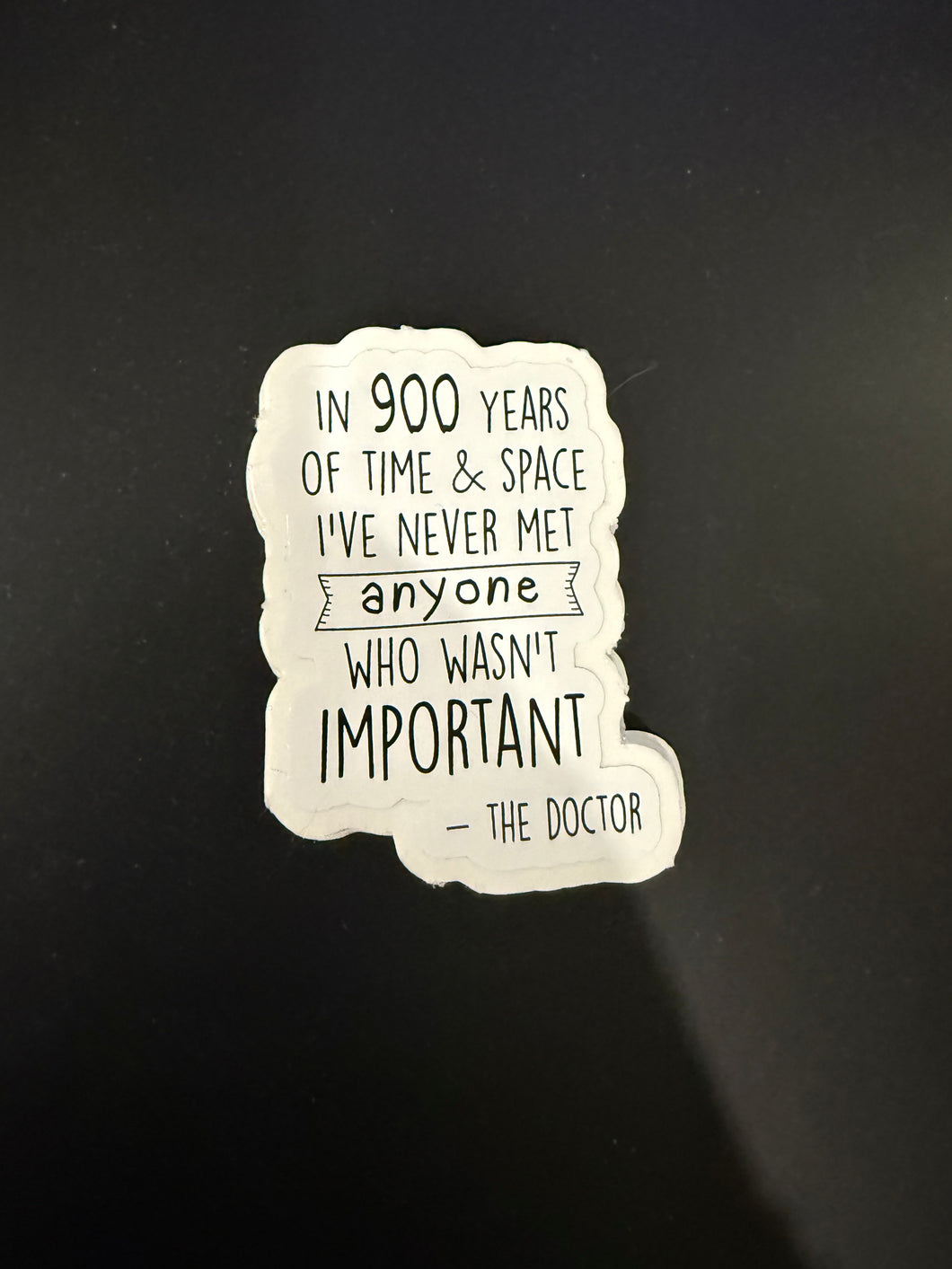 In 900 years of space and time