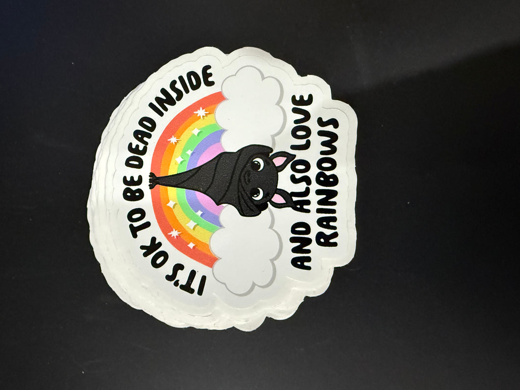 It's okay to be dead inside
