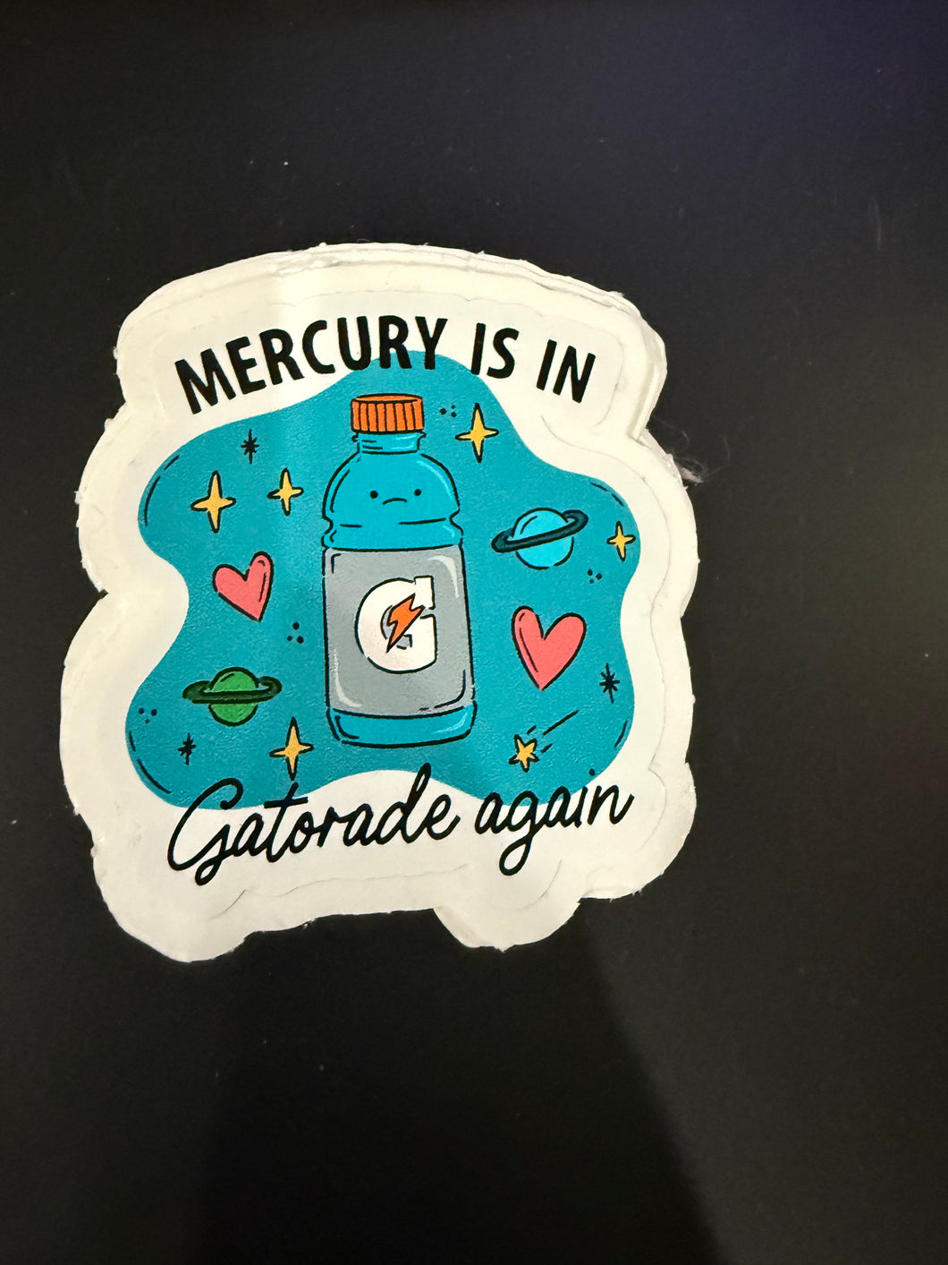 Mercury is in gatorade
