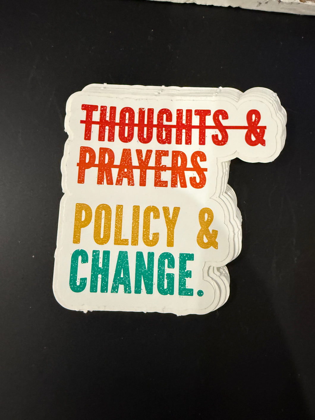 Thoughts and prayers/policy and change